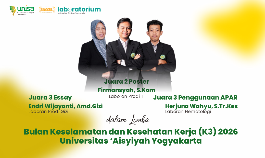 Laboran UNISA Yogyakarta Raih Prestasi dalam Lomba K3 Tahun 2026