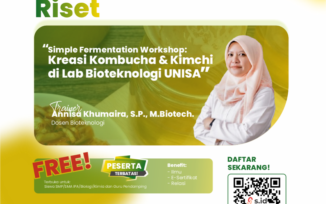 Workshop Fermentasi Kombucha dan Kimchi Digelar di Laboratorium Bioteknologi UNISA Yogyakarta